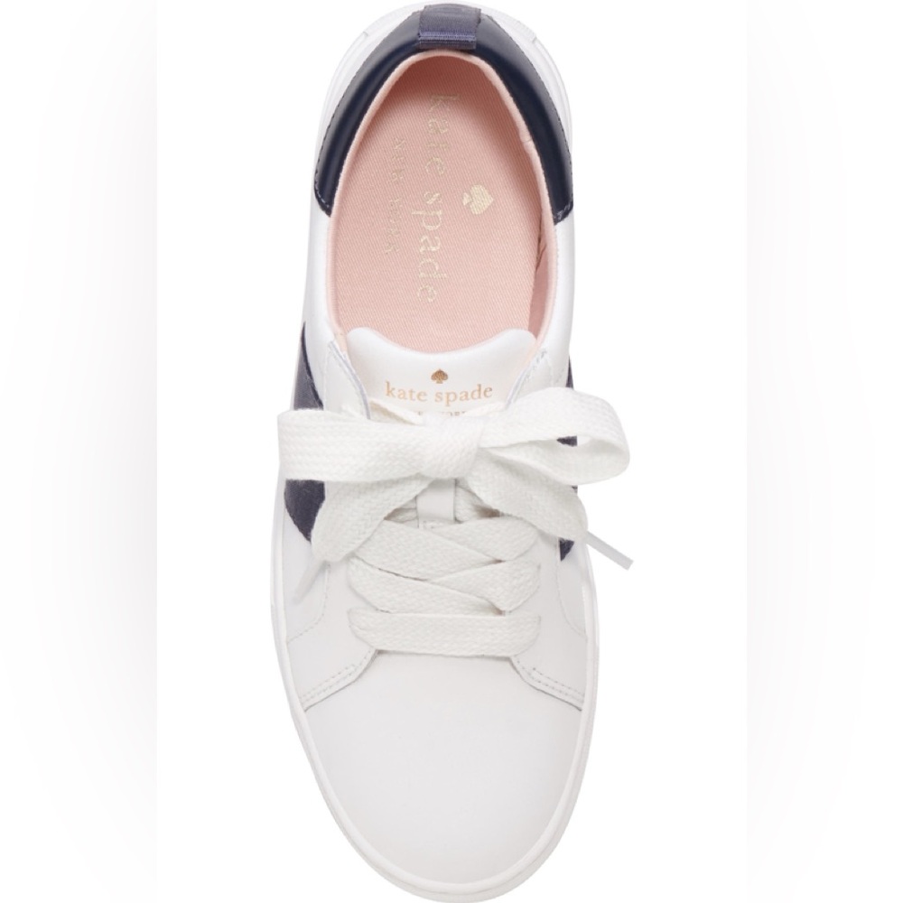 Kate Spade white with black Ardon sneaker shoes - Picture 4 of 10